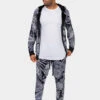 Floral Paisley Velvet Velour Track Suit 1 Floral Paisley Velvet Velour Track Suit -Victorious 0000 ST850 BLK 1