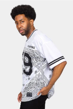 Bandana Paisley 69 Football Jersey -Victorious 0001 FJ13 WHT 2