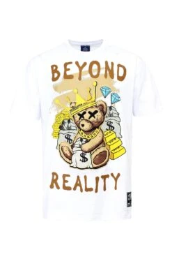 Men's Beyond Reality Patched Graphic T-Shirt -Victorious 0001 TS7515 WHITE 1