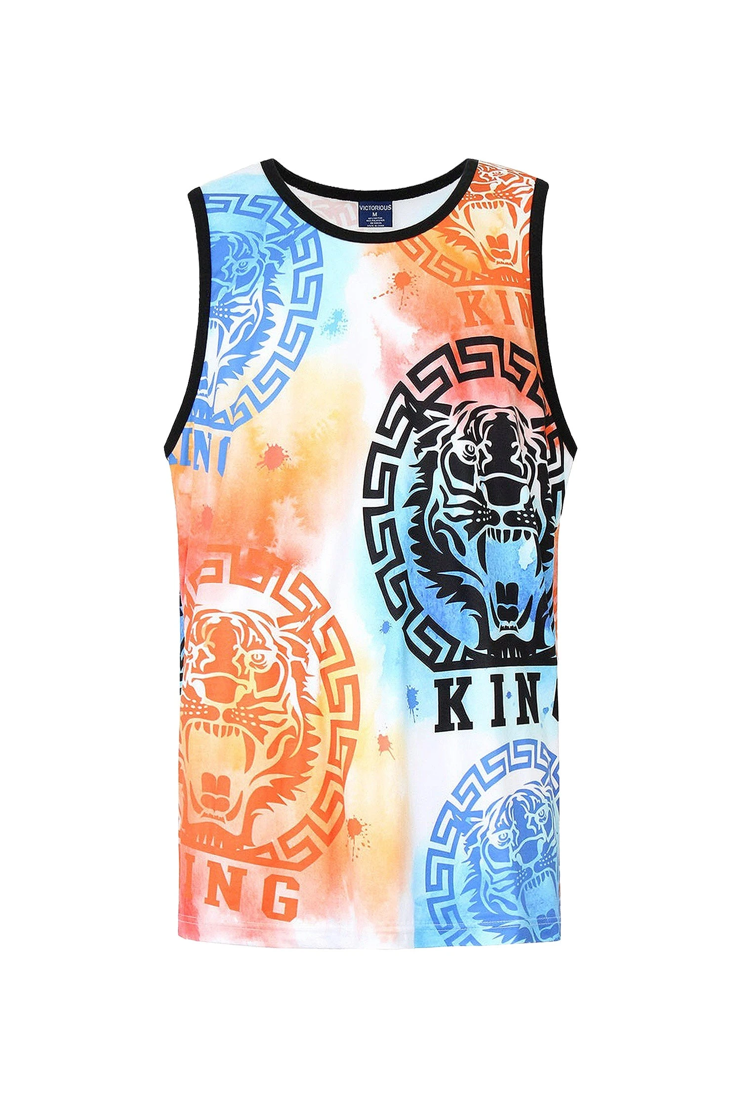 Men's Multicolor King Tiger Tank Top 3 Men's Multicolor King Tiger Tank Top