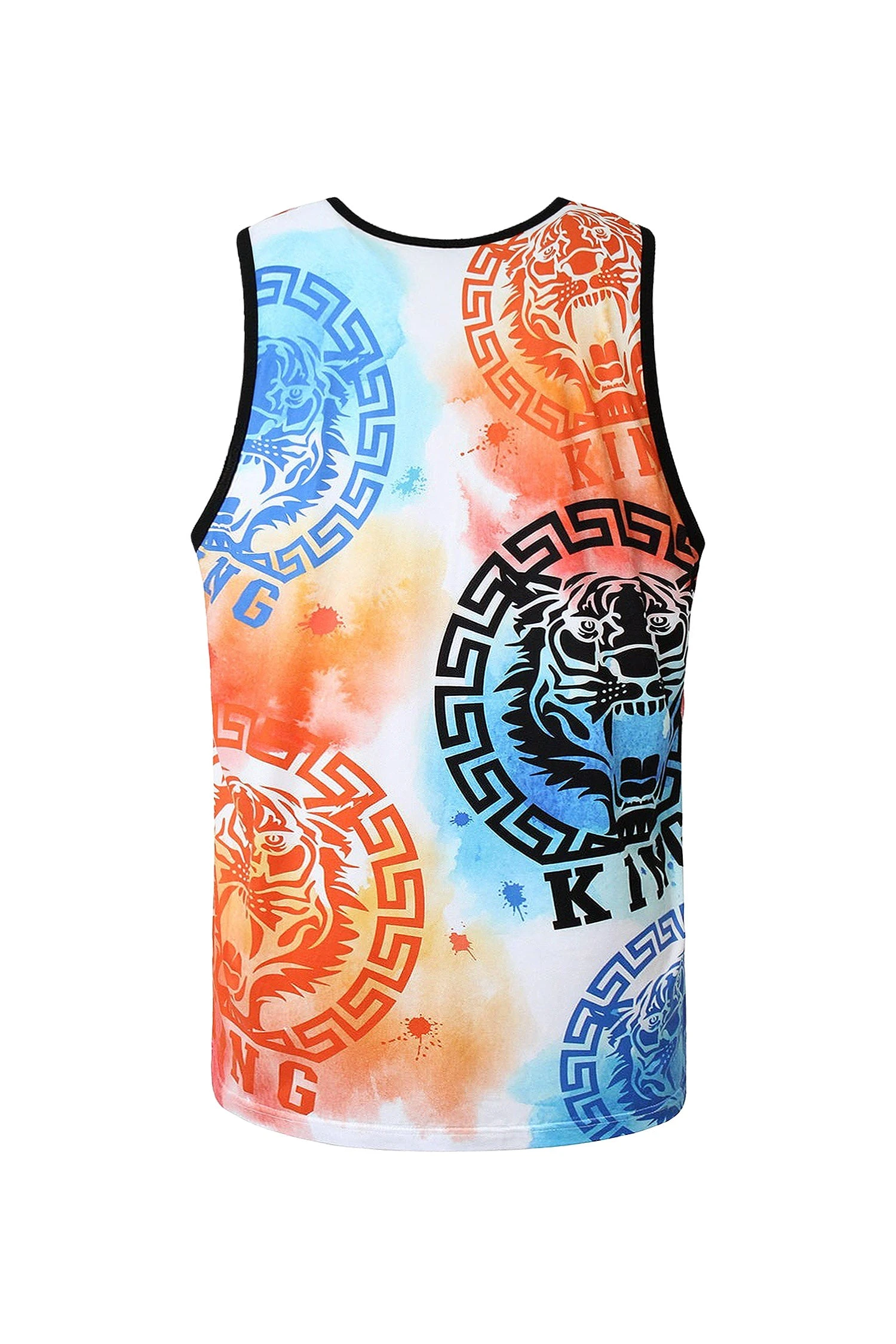 Men's Multicolor King Tiger Tank Top 4 Men's Multicolor King Tiger Tank Top - Image 2