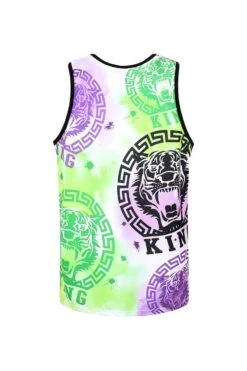 Men's Multicolor King Tiger Tank Top 21 Men's Multicolor King Tiger Tank Top -Victorious 0002s 0001 TT100 MINT 2