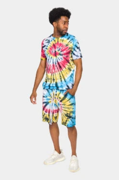 Swirl Tie Dye Cotton Shirt -Victorious 0004 TS7417 MTI 5