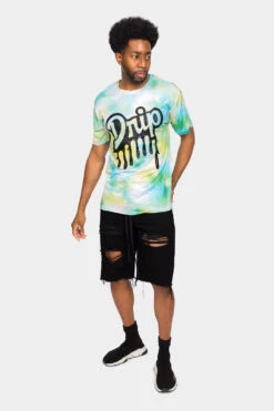 Haze Tie Dye Drip T-Shirt -Victorious 0004 TS7421 LMS 5