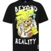 Men's Beyond Reality Patched Graphic T-Shirt 1 Men's Beyond Reality Patched Graphic T-Shirt -Victorious 0004 TS7515 BLACK 1