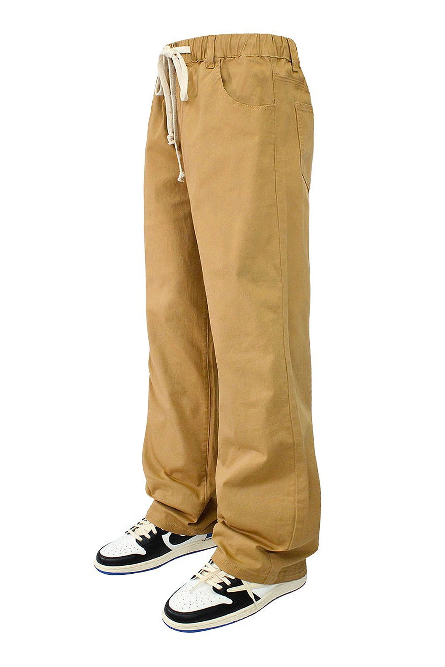 Men's Essential Baggy Fit Open Bottom Jogger Pants 8 Men's Essential Baggy Fit Open Bottom Jogger Pants - Image 6