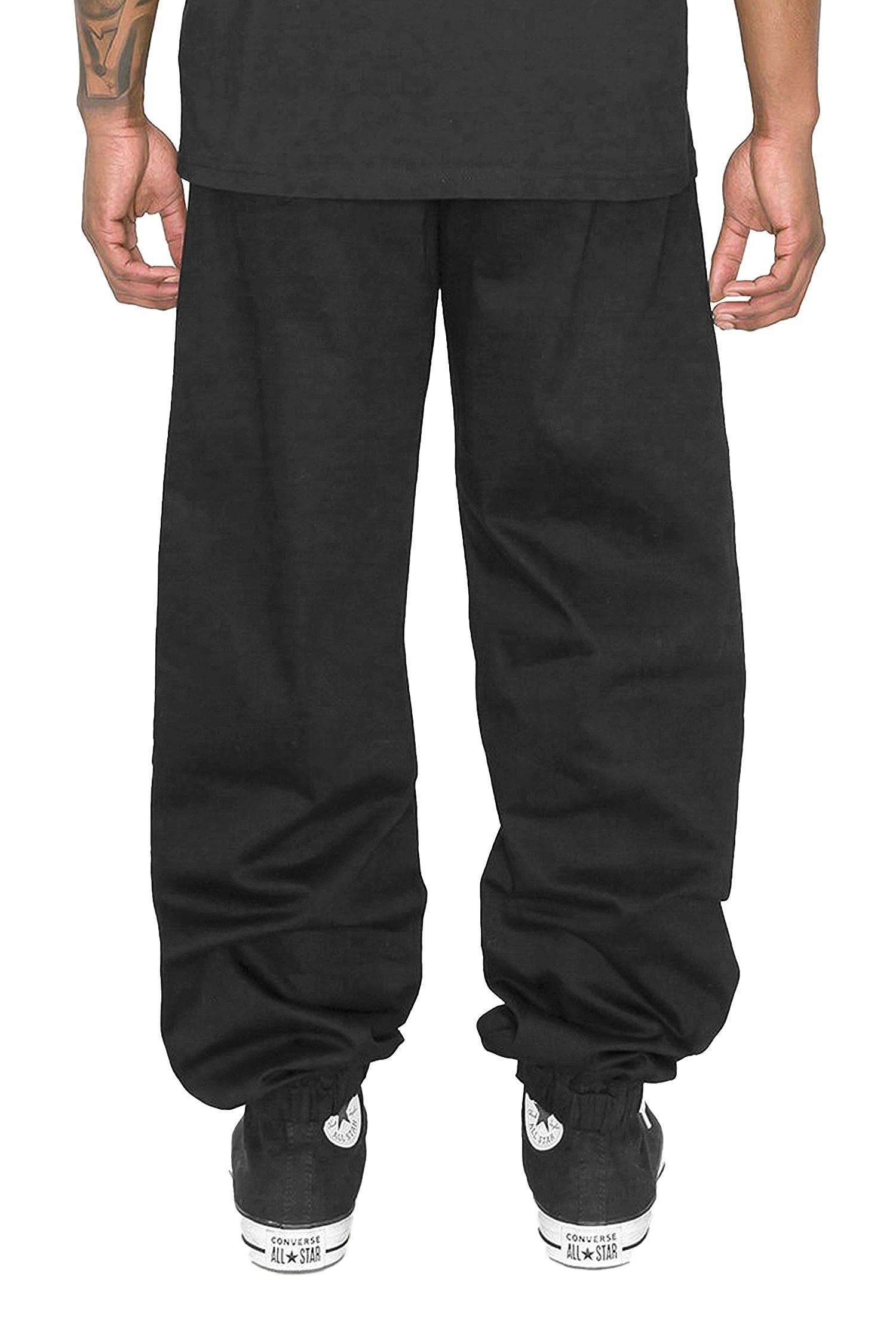 Men's Essential Baggy Fit Solid Jogger Pants 8 Men's Essential Baggy Fit Solid Jogger Pants - Image 6