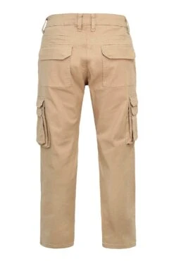 Men's Baggy Relaxed Fit Multiple Pocket Cargo Pants -Victorious 0006 DL1479 KHAKI 7