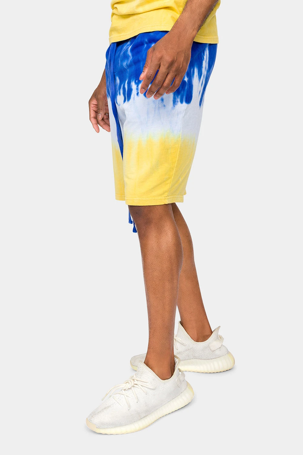 Colorblock Tie Dye Cotton Shorts 9 Colorblock Tie Dye Cotton Shorts - Image 7
