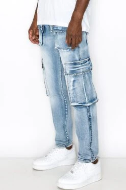 Utility Cargo Multi Pockets Denim Jeans -Victorious 0007 DL1443 IND 2