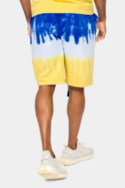 Colorblock Tie Dye Cotton Shorts 19 Colorblock Tie Dye Cotton Shorts -Victorious 0007 JS56 ROG 3