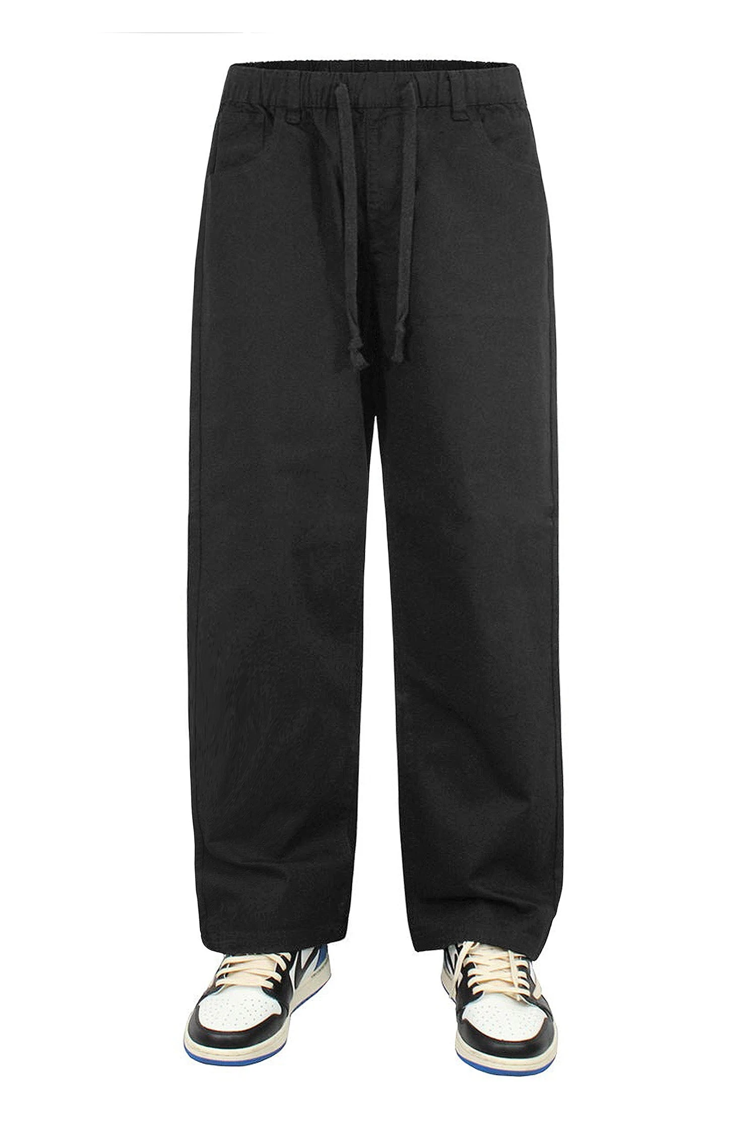 Men's Essential Baggy Fit Open Bottom Jogger Pants 11 Men's Essential Baggy Fit Open Bottom Jogger Pants - Image 9