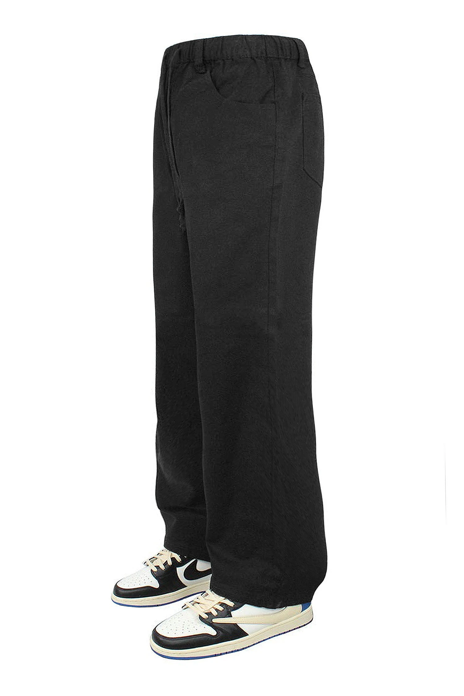 Men's Essential Baggy Fit Open Bottom Jogger Pants 12 Men's Essential Baggy Fit Open Bottom Jogger Pants - Image 10