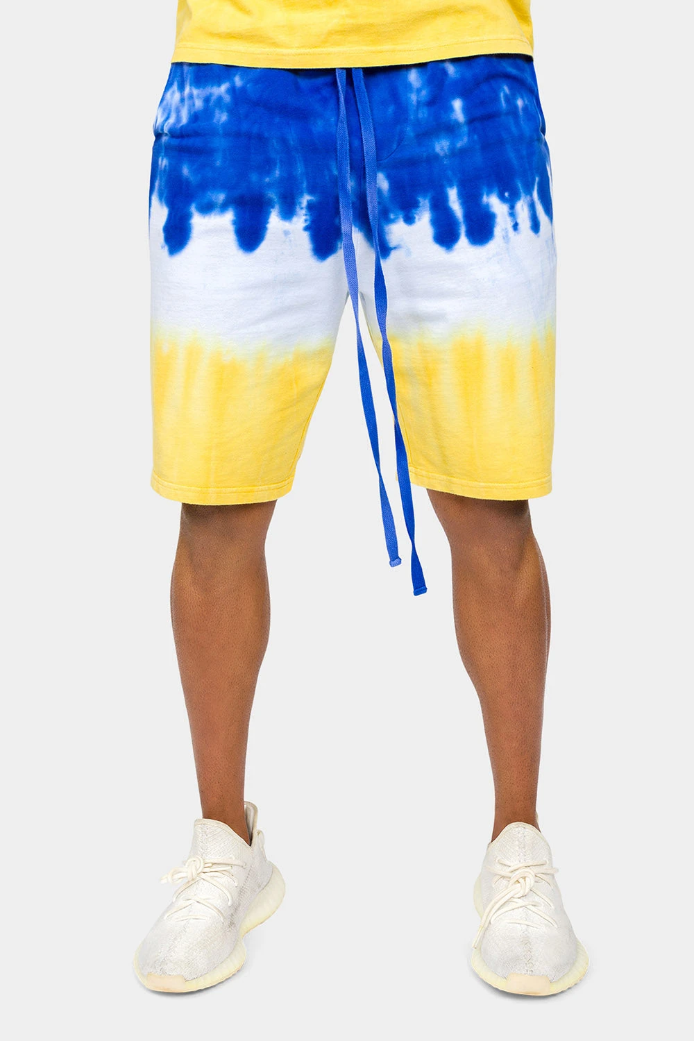 Colorblock Tie Dye Cotton Shirt Shorts Set 14 Colorblock Tie Dye Cotton Shirt Shorts Set - Image 12