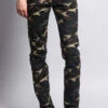 Men's Camo Skinny Jeans 1 Men's Camo Skinny Jeans -Victorious AR169 KHK 1