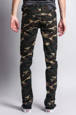 Men's Camo Skinny Jeans 29 Men's Camo Skinny Jeans -Victorious AR169 KHK 3