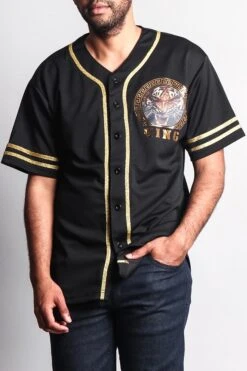 King Tiger Baseball Jersey -Victorious BJ39 BLK 5