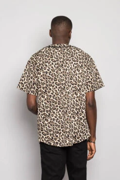 Leopard Print Baseball Jersey 10 Leopard Print Baseball Jersey -Victorious BJ45 BLP 3