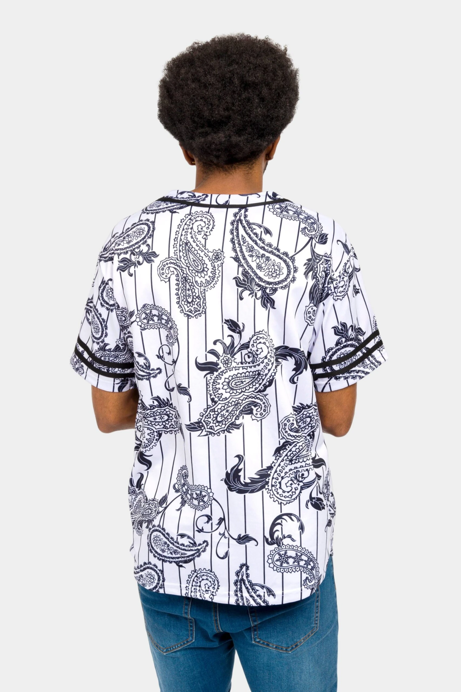Essential Pinstripe Bandana Paisley Baseball Jersey 15 Essential Pinstripe Bandana Paisley Baseball Jersey - Image 13