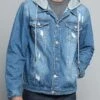 Hooded Denim Jacket -Victorious DK135 IND 1