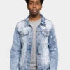 Acid Bleached Distressed Denim Jacket 1 Acid Bleached Distressed Denim Jacket -Victorious DK179 BLU 1 5fc508a5 1567 460a 9200 c77bf88215cb
