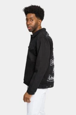 World Tour Colored Denim Jacket -Victorious DK192 BLK 2