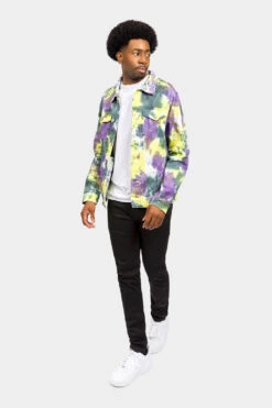 Tie Dye Denim Jacket 11 Tie Dye Denim Jacket -Victorious DK206 MTI 5