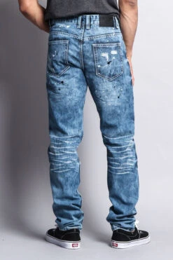 Distressed Wash Slim Jeans -Victorious DL1001 4