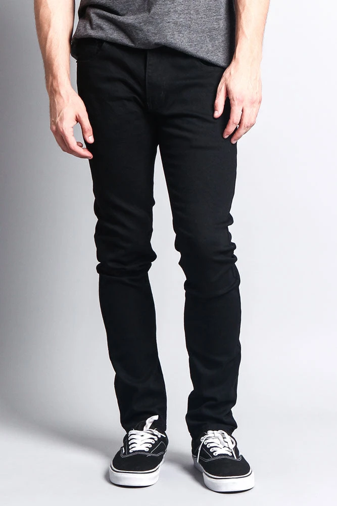 Premium Denim Skinny Fit Jeans (Black) 3 Premium Denim Skinny Fit Jeans (Black)