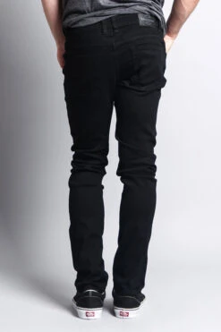 Premium Denim Skinny Fit Jeans (Black) 10 Premium Denim Skinny Fit Jeans (Black) -Victorious DL1004 BLK 4