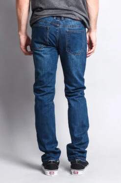 Premium Denim Skinny Fit Jeans (Indigo Blue) 9 Premium Denim Skinny Fit Jeans (Indigo Blue) -Victorious DL1004 IND 3 5c549543 023d 4f13 b453 a7903276e402
