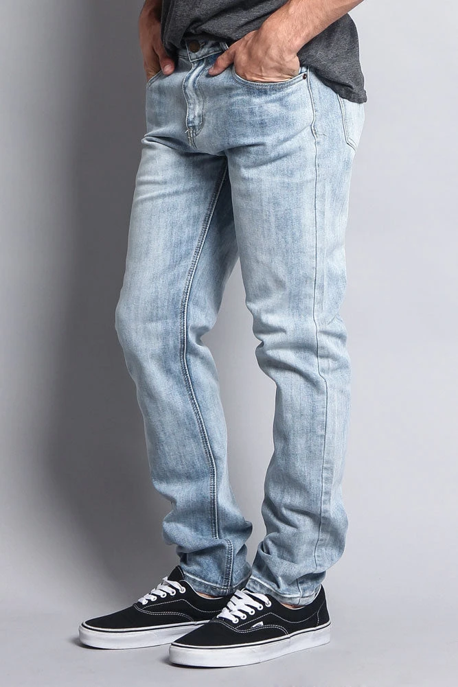 Premium Denim Skinny Fit Jeans (Blue Sky) 4 Premium Denim Skinny Fit Jeans (Blue Sky) - Image 2