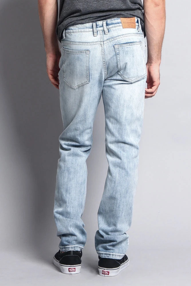 Premium Denim Skinny Fit Jeans (Blue Sky) 5 Premium Denim Skinny Fit Jeans (Blue Sky) - Image 3