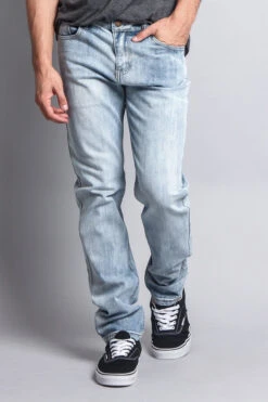Premium Denim Skinny Fit Jeans (Blue Sky) 11 Premium Denim Skinny Fit Jeans (Blue Sky) -Victorious DL1004 SKY 5 2de4ef09 5882 4428 b40b 17f29f6c25e5