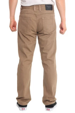 Men's Straight Fit Colored Denim Jeans (Dark Khaki) -Victorious DL105 DKH 3