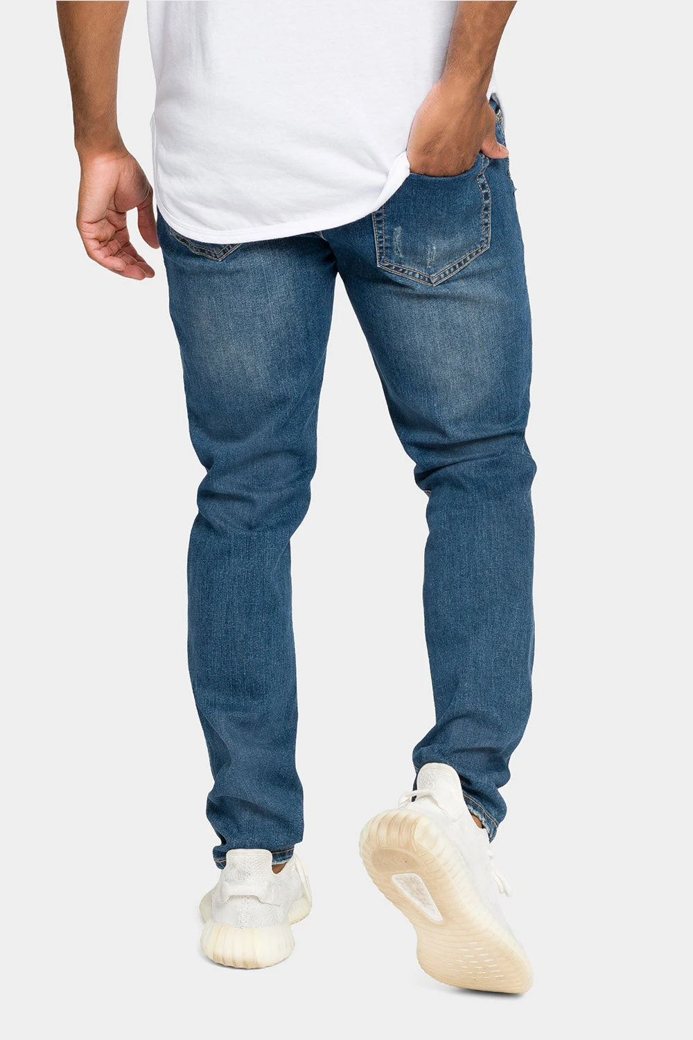 Distressed Patterned Patchwork Denim Jeans 10 Distressed Patterned Patchwork Denim Jeans - Image 8