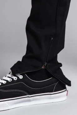 Men's Solid Side Striped Pants With Zipper -Victorious DL1146 BWT 6