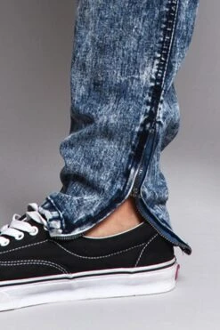 Men's Distressed Biker Jeans -Victorious DL1151 IND 6