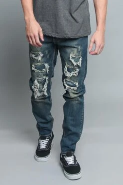 Distressed Illusion Jeans 32 Distressed Illusion Jeans -Victorious DL1189 VIN 1