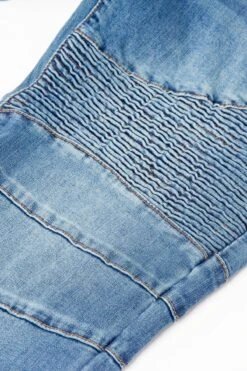 Moto Biker Denim Jeans 22 Moto Biker Denim Jeans -Victorious DL1211 IND 6