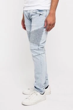 Moto Biker Denim Jeans 23 Moto Biker Denim Jeans -Victorious DL1211 LTI 2