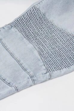 Moto Biker Denim Jeans 27 Moto Biker Denim Jeans -Victorious DL1211 LTI 6