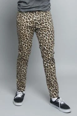 Leopard Print Pants -Victorious DL1237 GLD 3