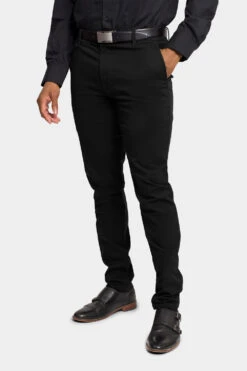 Men's Essential Chino Pants -Victorious DL1250 BLK 1