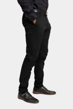 Men's Essential Chino Pants -Victorious DL1250 BLK 4