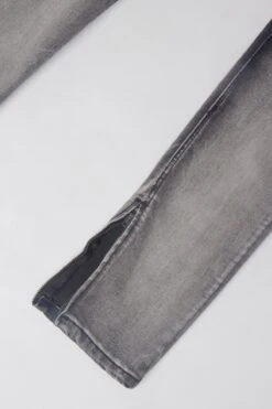 Distressed Dip Dyed Denim Jeans -Victorious DL1257 BLK 6