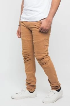 Scrunched Fold Illusion Jeans -Victorious DL1263 WHE 2