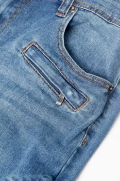 Moto Biker Denim Jeans 29 Moto Biker Denim Jeans -Victorious DL1276 IND 6