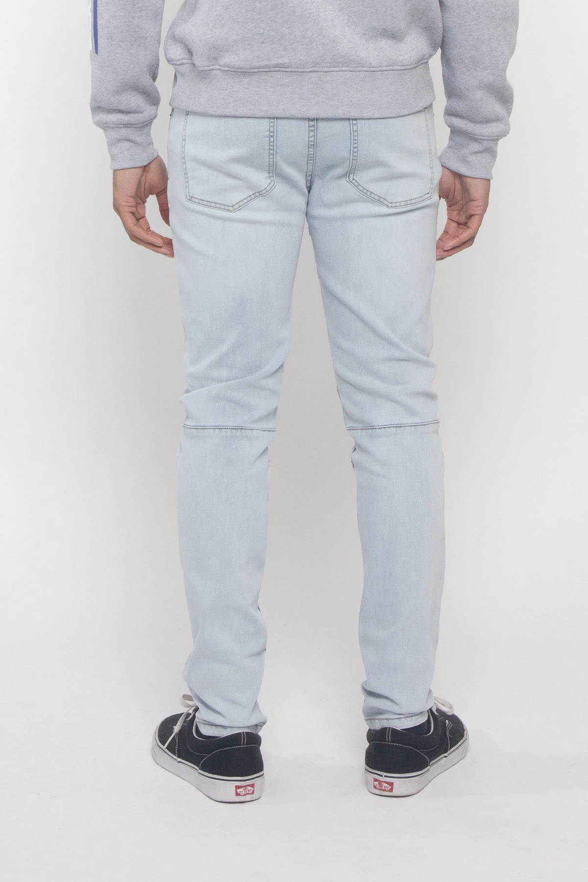 Basic Moto Biker Denim Jeans 6 Basic Moto Biker Denim Jeans - Image 4