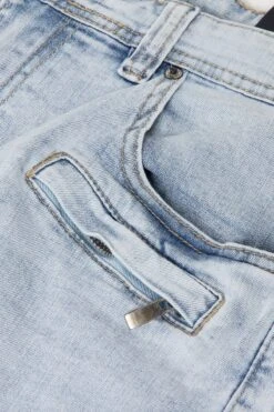 Moto Biker Denim Jeans 28 Moto Biker Denim Jeans -Victorious DL1276 LTI 6